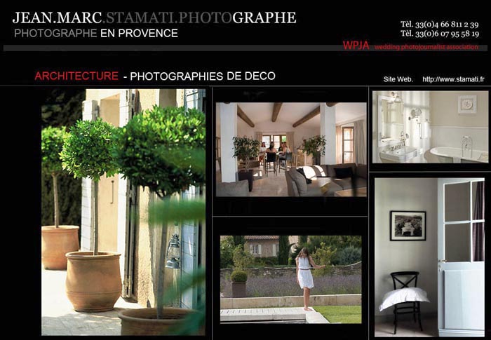 jmarc Stamati photographie - création de sites Web